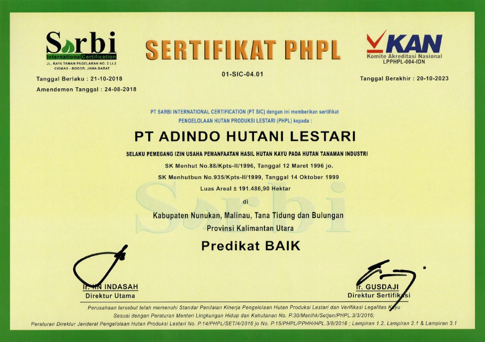 Sertifikat AHL